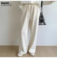 DarkAngel 裏起毛ワイドパンツ　コーデュロイ