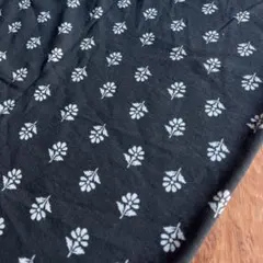 ニット生地 ハギレ 黒 幅80×70cm