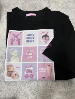 Honey Cinnamon 黒Tシャツ 半袖のサムネイル
