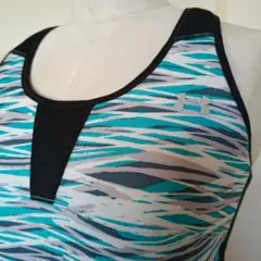 Under Armour フィットネスブラ 青・グレー・黒M―L