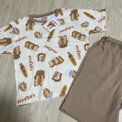 【新品・未使用】パンどろぼう 半袖 パジャマ 110cm