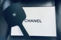 ✨ノベルティ✨　CHANEL シャネル　ハンドミラー　ブラック　箱あり