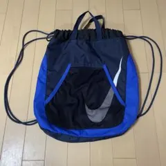 Nike ドローストリングバッグ 青・黒