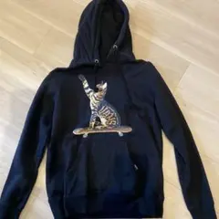 VANS 猫 パーカー S