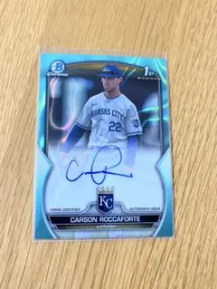 carson roccaforte 1st bowman auto /199