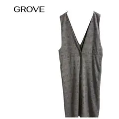 GROVEグローブ　ノースリーブワンピース　ビジネス　デート　重ね着