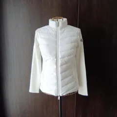 MONCLER ダウンジャケット ホワイト ハイブリッド ノベルティ S