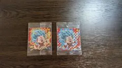 ドラゴンボール 超戦士シールウエハース 孫悟空 2種セット