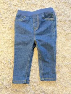 petit main プティマイン デニムパンツ 80 ストレート 新品未使用品