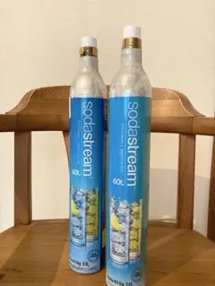 ソーダストリーム　空　ガスシリンダー ブルー　60L ２本　交換用のサムネイル
