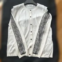 VALENTINO レース切替 カーディガンのサムネイル