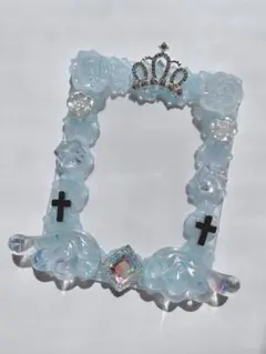 ホイップデコ トレカケース 水色 硬質ケース B8 推し活