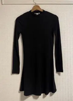 FOREVER 21 黒 長袖ワンピース S