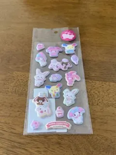 サンリオキャラクターズ シールシート ぷくっとシール ヘイセイウサギ