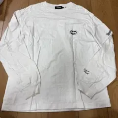 XLARGE 長袖 ポケットTシャツ ホワイト Lサイズのサムネイル