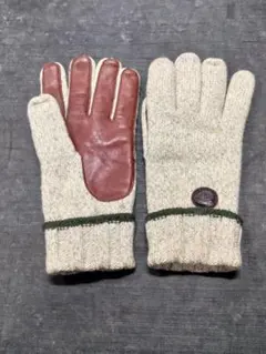 ティンバーランド　ウールレザー手袋 冬用　中古