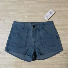 （新品未使用）三愛水着　ストレッチビーチデニム ショートパンツ　M