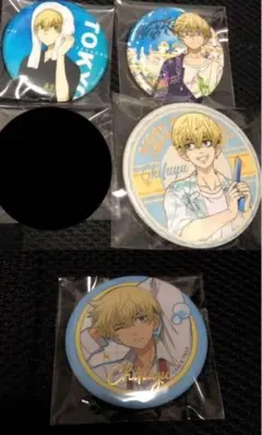 東京リベンジャーズ　缶バッジ　松野千冬　4点セット