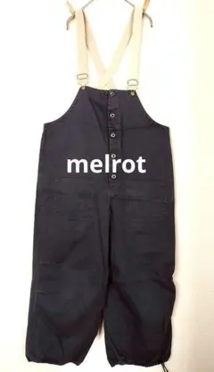 melrot　サロペット　ワーク　オールインワン　オーバーオール　ネイビーのサムネイル