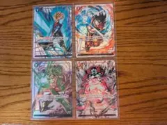 フュージョンワールド　第2弾烈火の闘気　パラレル　金文字　4種セット