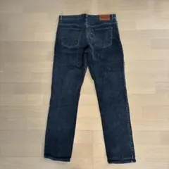 BEAMS HEART ブラックコーデュロイ スリムフィット