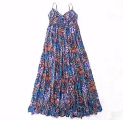 希少 L size AKUALANIアクアラニ マキシ丈ワンピース