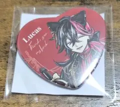 悪魔執事と黒い猫 あくねこ ナンジャ ハート缶バッジ クリアカード
