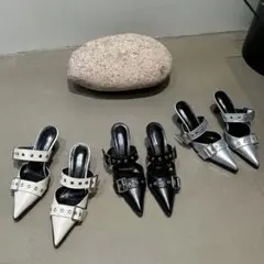 SHEIN ミュール レディースシューズ ブラック