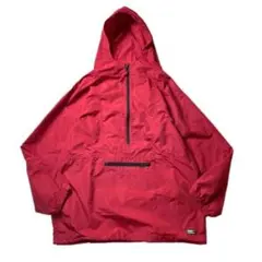 【90s】USA製 L.L.Bean ナイロン アノラックパーカー レッド XL