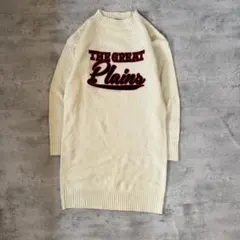 RCWB ロデオクラウンズ　ニット　ホワイト　ニットワンピース