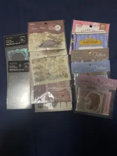 百均シール ステッカー まとめ売り ① 12点セット