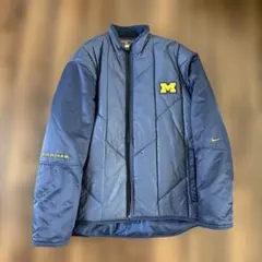 NIKE ミシガン　中綿ジャケット ブルゾン XL 紺 黄