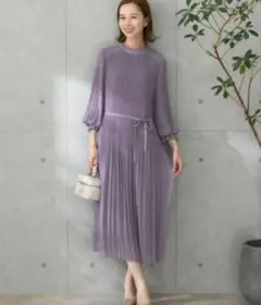 アーバンリサーチ　ロッソ　ランダムプリーツワンピース