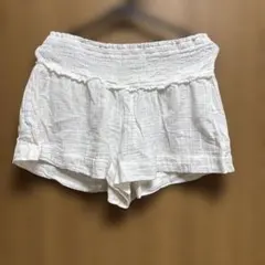 H&M DIVIDED ホワイト ショートパンツ Mサイズのサムネイル