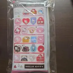 新品★ペンケース　大人の図鑑シール ハローキティ クロニクル編