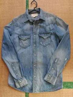Denimu&Supply Ralph Lauren　デニムシャツ　ダメージ加工