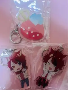 すとぷり莉犬アクリルキーホルダー3点セット