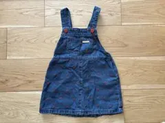 フタフタ　デニムサロペットワンピース