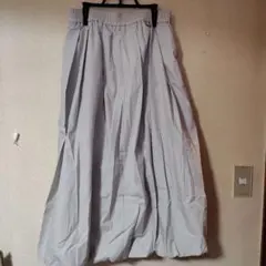 GU　バブルヘムミディスカート 　バルーンスカートロング　Lサイズ