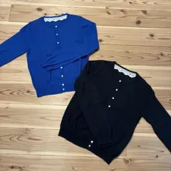 GW値下げ中！長袖カーディガン ボタンカーディガン Mサイズ アース 2枚セット