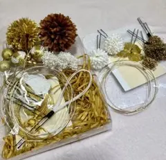 お得2セット！和装髪飾り　水引　結婚式　卒業式　金箔