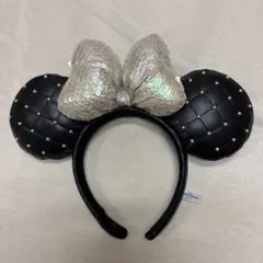 ミニー カチューシャ 黒とシルバー