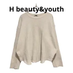 H BEAUTY&YOUTH 21SS ヘビーサーマルプルオーバー メンズL