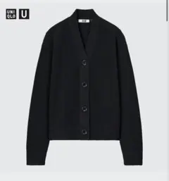 ユニクロ　リブカーディガン　長袖