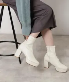 エスペランサ　ゆる傾斜ショートブーツ