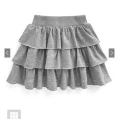 インパン裏地付きスウェットフリルミニスカート［gn360］