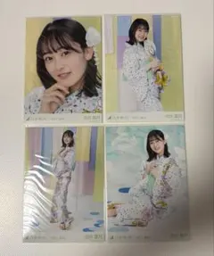 乃木坂46 向井葉月 生写真 2021.July 浴衣 4種コンプ