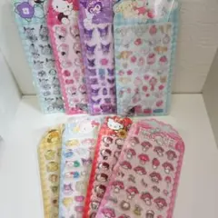 【正規品】サンリオ　ボンボンドロップシール風 8枚コンプリートセット