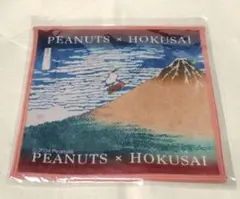 PEANUTS × HOKUSAI ハンカチ 凱風快晴