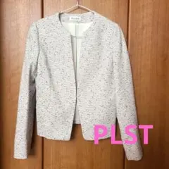 PLST ノーカラージャケット ホワイト系のサムネイル
